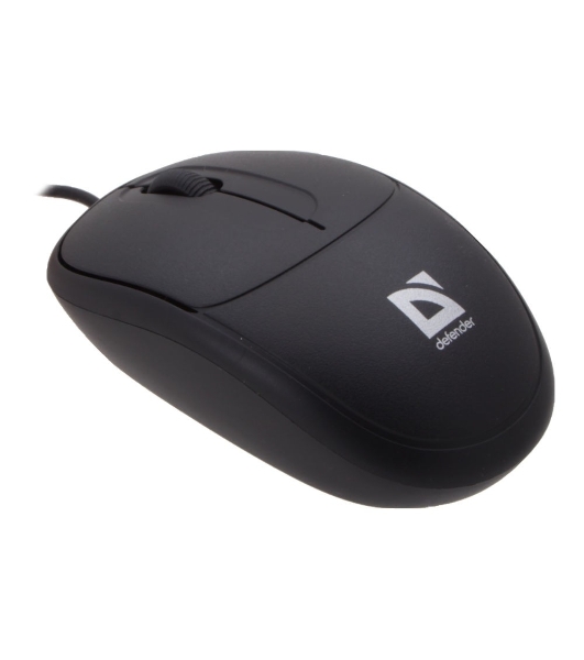 Мышь проводная Defender Datum MS-980 черный, 1000 dpi, USB, кнопки - 3