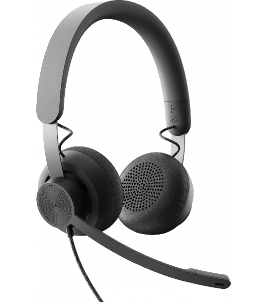 Гарнитура Logitech Zone Wired Teams графит, проводная, USB