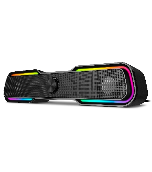 Акустическая система SVEN 450 2.0 (2x5W, Bluetooth, RGb-подсветка) черная