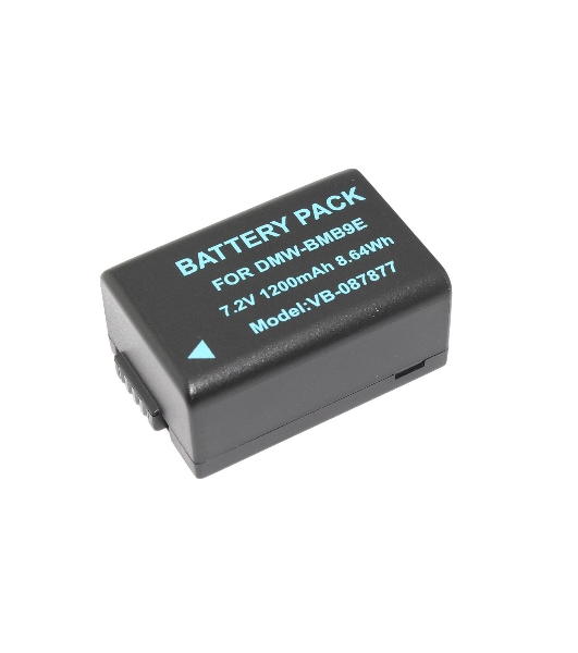 Аккумуляторная батарея для фотоаппарата Panasonic Lumix DMC-FZ72, DMC-FZ62 (DMW-BMB9E) 7,2V 1200mAh