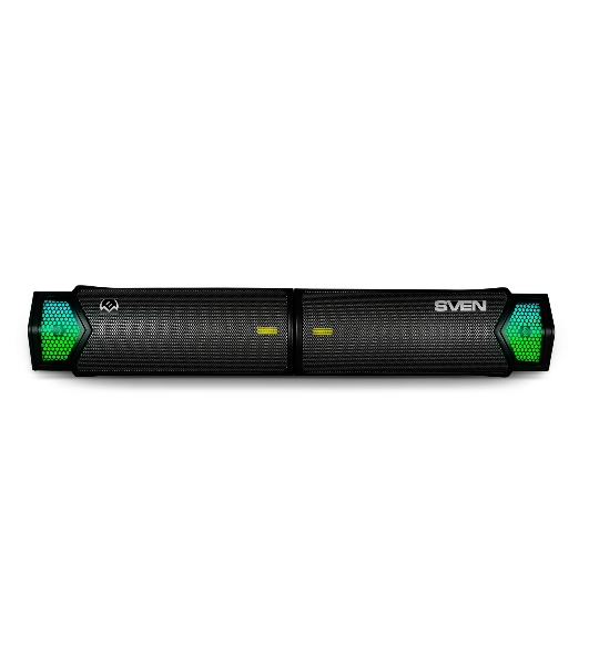 Саундбар мини SVEN SB-G1450, черный (10 Вт, питание USB, Bluetooth, подсветка)