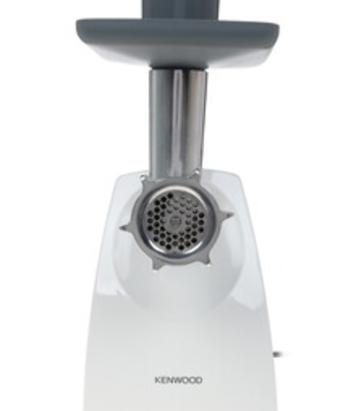 Мясорубка электрическая Kenwood MG 360 белый, 1400 Вт, 1.5 кг/мин, реверс, насадки - 5