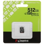 Флеш карта microSDXC 512Gb Kingston SDCS3/512GbSP Canvas Select Plus w/o adapter, фото3