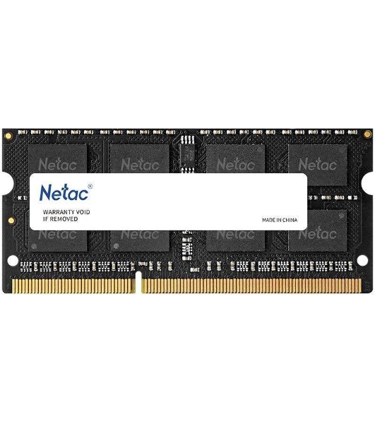 Оперативная память NETAC Basic, DDR3L, 8GB (1x8GB), 1600MHz, CL11, SO-DIMM