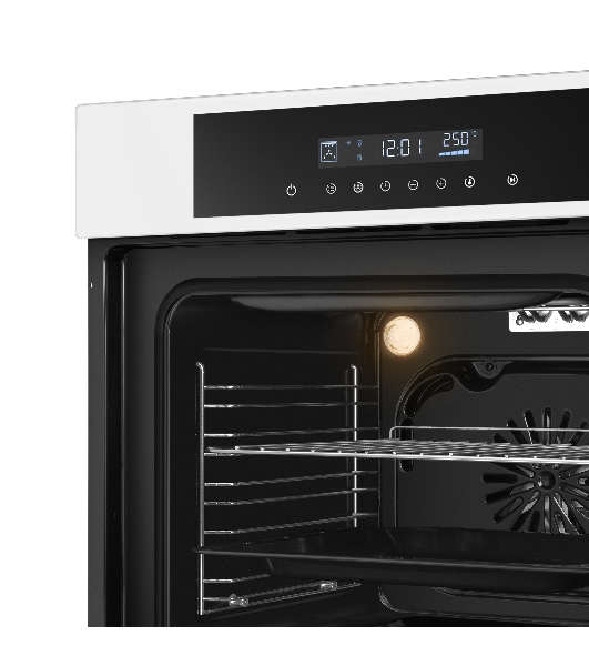 Шкаф духовой электрический Maunfeld AEOD60103W, 60л, дверца с 3 стеклами, белый