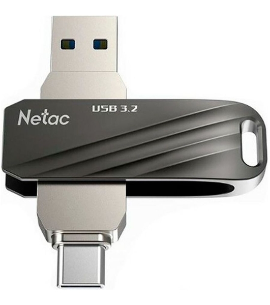 Флешка USB Netac US11 128Gb USB 3.0+TypeC Dual Flash