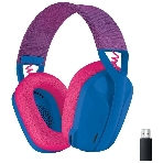 Гарнитура Logitech G435 синий/розовый, беспроводная, Bluetooth/USB, до 18 ч, фото16