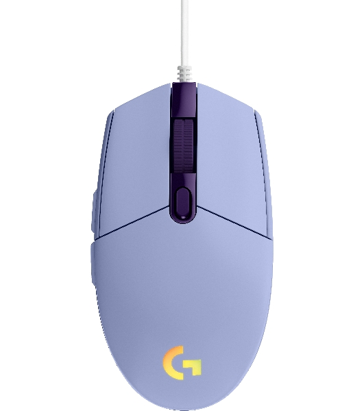 Мышь проводная Logitech G102 LIGHTSYNC фиолетовый, 8000 dpi, USB, кнопки - 6