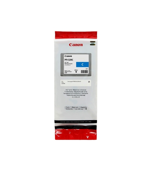 Картридж струйный Canon PFI-320 C 2891C001 голубой (300мл) для Canon Canon imagePROGRAF TM-200/205