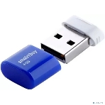 Флешка USB SmartBuy LARA Blue (SB4 GbLara-B), 4Gb, USB 2.0, R/W 15/5, синий/белый, фото3