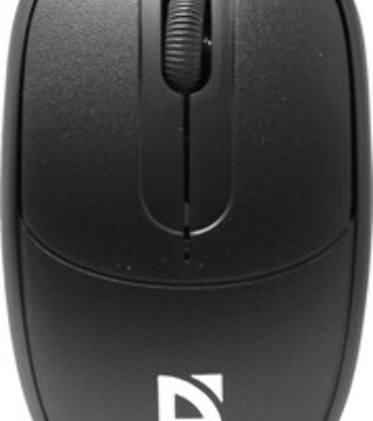 Мышь проводная Defender Datum MS-980 черный, 1000 dpi, USB, кнопки - 3
