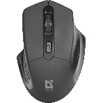 Мышь беспроводная Defender Datum MB-345 черный, 1600 dpi, радиоканал, USB, кнопки - 4, фото2