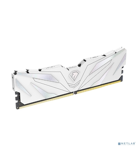 Оперативная память NETAC, DDR4, 32GB (2x16GB), 3200MHz, CL16, DIMM, с радиаторами, белый