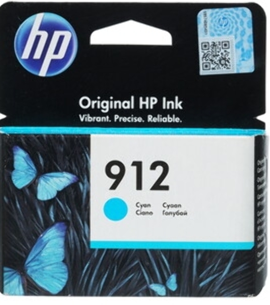 Картридж струйный HP 912 3YL77AE голубой (315стр.) для HP OfficeJet 801x/802x