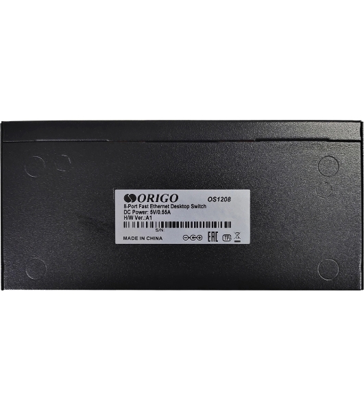 Коммутатор неуправляемый 8-портовый ORIGO OS1208/A1A 10/100 Мбит/с
