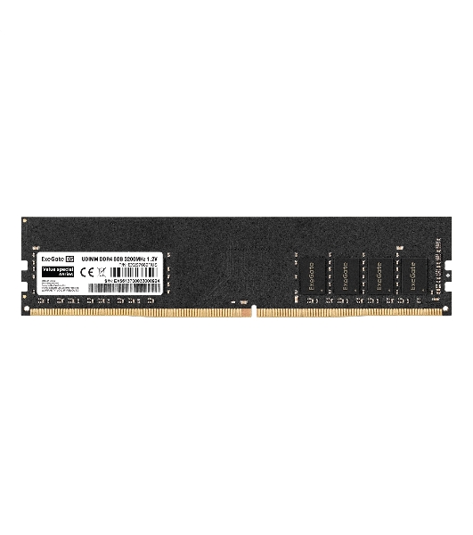 Оперативная память ExeGate, DDR4, 8Gb (1x8 Gb), 3200 MHz, CL19, DIMM, OEM