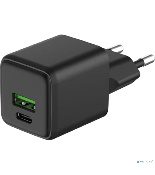 Сетевое зарядное устройство Rexant с двумя портами USB-A и Type-C, 25Вт GaN