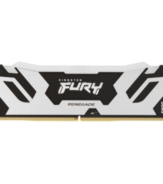 Оперативная память Kingston Fury Renegade, DDR5, 16Gb (1x16Gb), 6400MHz, CL32, DIMM, с радиатором, серебристый/черный