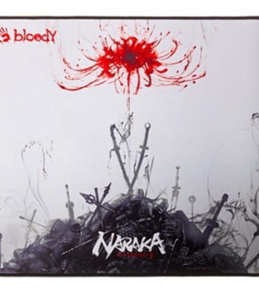Коврик для мыши A4Tech Bloody BP-45 Naraka белый/рисунок 450x400x3мм