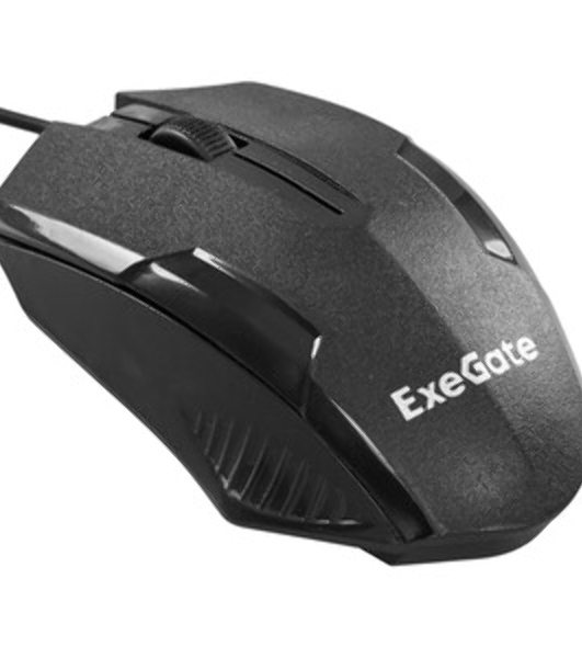 Мышь проводная ExeGate Professional Standard SH-8012 черный, 1000 dpi, USB, кнопки - 3