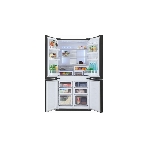 Холодильник Sharp SJ-FS97VBK черное стекло трехкамерный 393/207 л морозилка снизу, фото5