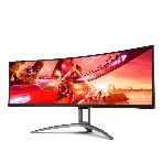Монитор 48.8' AOC AG493UCX2 VA 5120x1440, 165 Гц, 1 мс, 32:9, 400 кд/м2, 3xHDMI, 1xDP, 1xUSB-C, изогнутый, черный, фото22