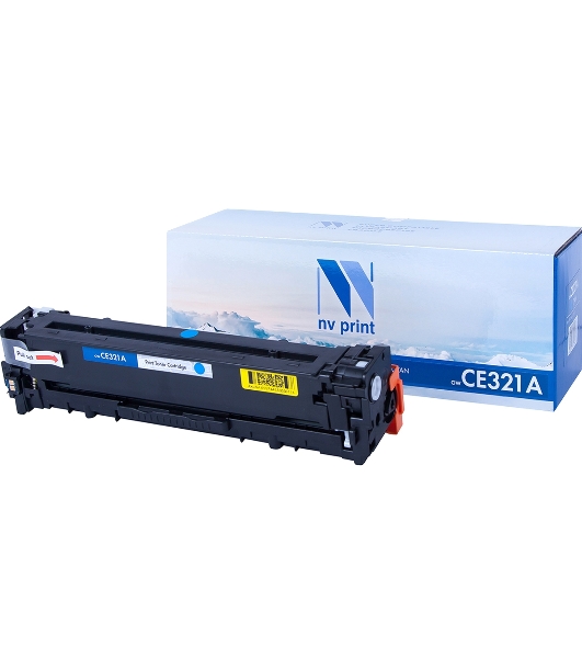 Картридж лазерный NVPrint совместимый HP CE321A Cyan для LJ Color CP1525 (1300k)