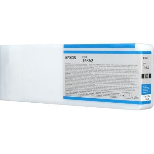 Картридж струйный Epson C13T636200 голубой (700 мл) для Stylus 7700, 7890, 7900, 9700, 9890, 9900, WT7900