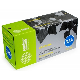 Картридж лазерный Cactus CS-CF332A желтый (15000 стр.) для HP Color LaserJet M651dn/M651n/M651xh