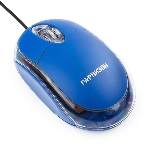 Мышь проводная Гарнизон GM-100B синий, 1000 dpi, USB, кнопки - 3, фото2