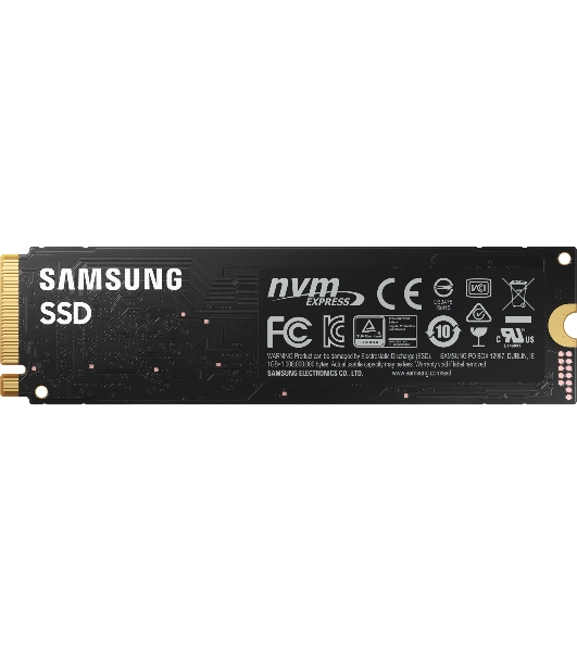 Накопитель SSD Samsung 980, 250Gb, PCIe 3.0 x4, M.2 2280, NVMe, R/W 2900/1300