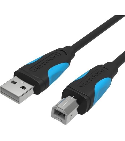 Кабель Vention USB 2.0 AM/BM - 1,5 м. черный VAS-A16-B150