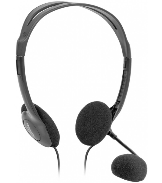 Гарнитура Defender HN-102 чёрный, проводная