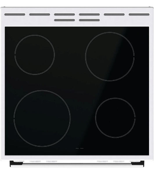 Плита электрическая Gorenje GEC6A11WG белый, конфорок 4 шт, духовка 65 л, 60 см x 85 см x 60 см