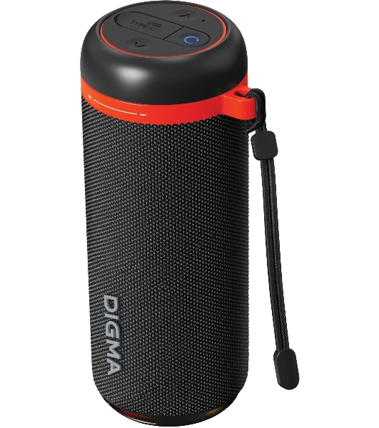 Колонка портативная Digma D-PS1521 черный 16W 2.0 BT 10м 1800mAh