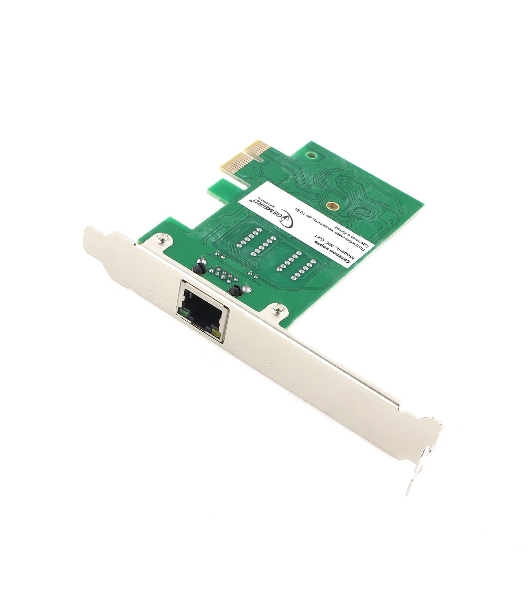 Сетевой адаптер Ethernet Gembird NIC-GX1 1000/100/10, PCI-express, чипсет RTL8111C