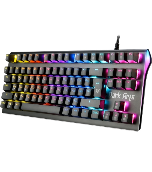 Клавиатура проводная Defender Dark Arts GK-375, USB, черный