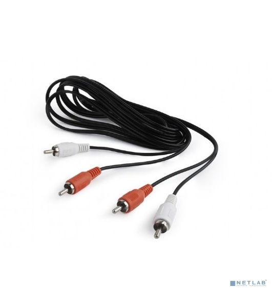 Кабель аудио Cablexpert CCA-2R2R-15M, 2xRCA - 2xRCA, 15м