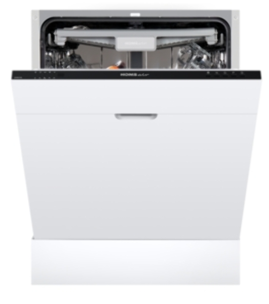 Встраиваемая посудомоечная машина HOMSair DW67M, черный, 59.8 см, 14 компл., 47 дБ, класс A++
