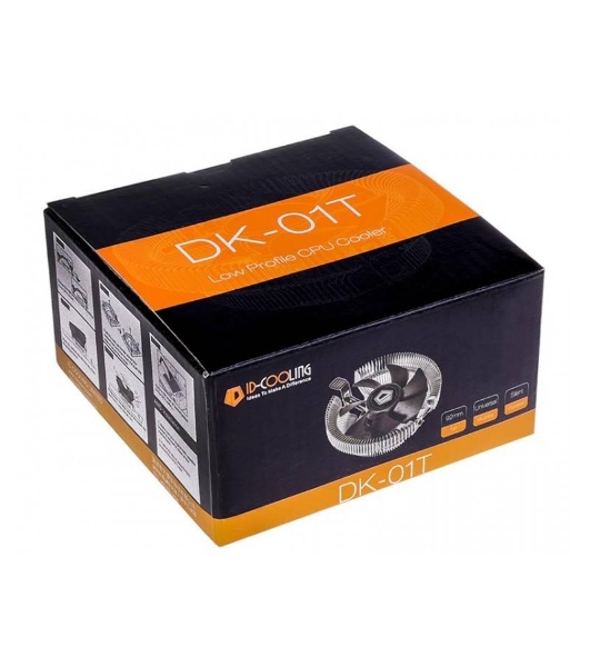 Кулер Cooler ID-Cooling DK-01 черный/серебристый 92мм алюминий 2500rpm 29db 95W 52мм
