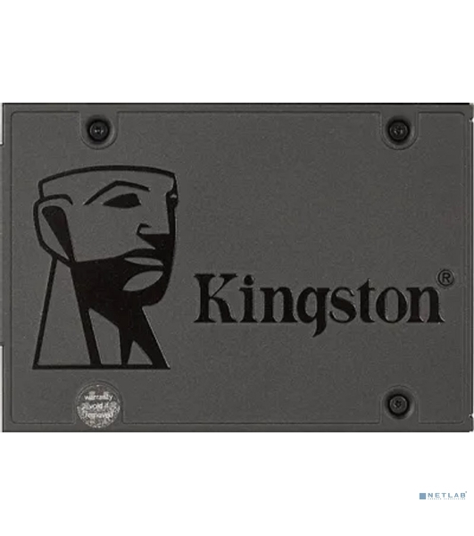 Накопитель SSD Kingston A400, 960Gb, SATA III, 2.5', R/W 500/450