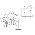 Встраиваемая электрическая духовка Korting OKB 7931 CMX 59.6 х 45 x 55 см, 9 режимов нагрева, сенсорное электронное управление TouchControl, LED дисплей Cold White белого цвета, утапливаемые переключатели, телескопические направляющие на 1-м уровне, нержавеющая сталь, фото3