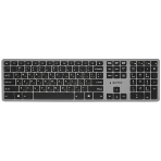 Клавиатура беспроводная Gembird KBW-3, USB, серебристый/черный, фото9