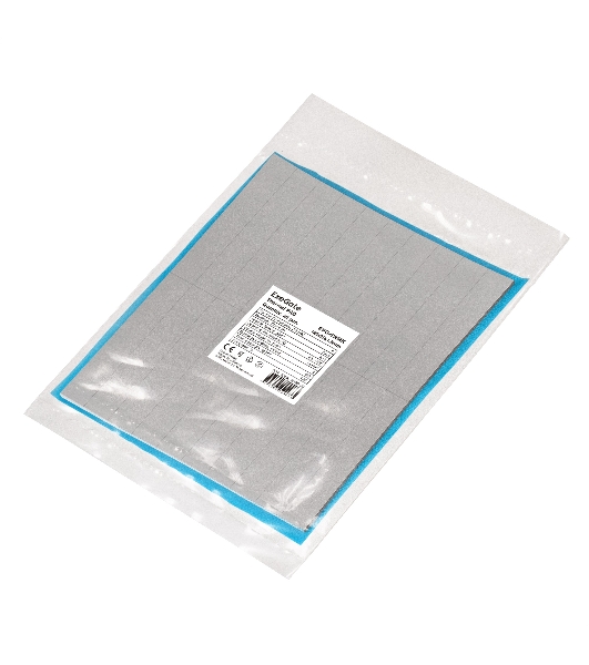 Термопрокладка ExeGate EPG-6WMK (20x120x1.5 mm, 6 Вт/ (м•К), теплопроводящая клейкая двухсторонняя, комплект 20шт)