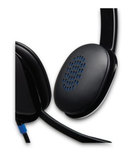 Гарнитура Logitech USB Headset H540 чёрный, проводная, USB