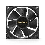 Вентилятор для корпуса ExeGate E08025H4P-PWM черный, 80 мм, 2300 об/мин, 23 дБ, 4 pin, фото3