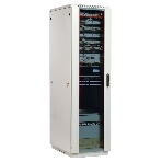 Шкаф коммутационный ЦМО ШТК-М-18.6.8-1ААА 18U 600x820 мм пер. дв. стекл задн. дв. стал. лист 2 бок. пан. направл. под закл. гайки 270 кг серый, фото10