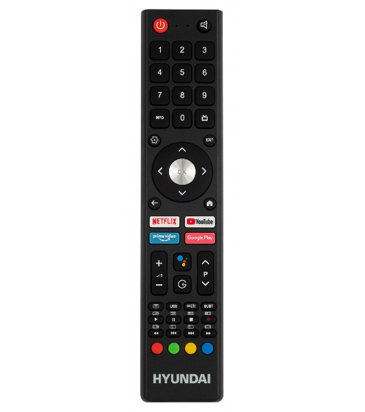 Телевизор Hyundai 55' H-LED55QBU7500 черный QLED UHD 60Hz Smart TV