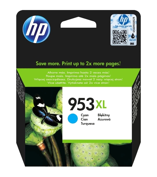 Картридж струйный HP 953XL F6U16AE голубой для HP OJP 8710/8715/8720/8730/8210/8725 (1600стр.)