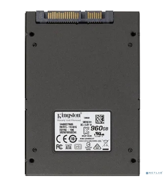 Накопитель SSD Kingston A400, 960Gb, SATA III, 2.5', R/W 500/450